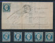 BM-199: FRANCE:  N° 10 Obl ( 5, + Lettre Du 11/3/53) - 1852 Luigi-Napoleone