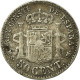 Monnaie, Espagne, Alfonso XII, 50 Centimos, 1880, Madrid, TTB, Argent, KM:685 - Primi Conii