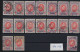 Lot Met 24 X Nr. 134 Waarbij Mooie Stempels , Variëteiten , Tandingvariatie Enz. ; Details & Staat Zie 4 Scans ! LOT 266 - 1914-1915 Red Cross