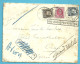 202+211+214 Op Brief Per Luchpost (avion) Stempel GENT Naar ORAN (Algerie) ,stempel EXPRES Geschrapt !!!! - Lettres & Documents