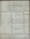 Baden - 1840 Brief MOSBACH Roter L1 Mit Inhalt WZ Papier Von UEBELHOER (15872 - Autres & Non Classés