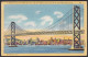 B391 Bridge Postcard, USA, Oakland Bay Bridge, San Francisco, Carte Postale, Pont - Bridges