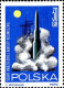 Pologne Poste N** Yv:1406/1413 Conquètes Spatiales 1411 Petit Def.gomme - Europe