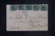 CANADA - Lettre > France - 5 TP Avec Bande De 4 - 1913 - M 1816 - Covers & Documents