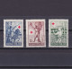 FINLAND 1955, Sc #B132-B134, Red Cross, Tales Of Ensign Stal, MH - Unused Stamps