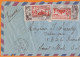 Lettre De SAINT-PIERRE-et-MIQUELON   En POSTE AERIENNE Le 10 8 1954 Avec 15F X 3 Y.T.22  Pour Un Tabac à 35 SAINT-MALO - Cartas & Documentos