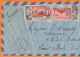 Lettre De SAINT-PIERRE-et-MIQUELON   En POSTE AERIENNE Le 10 8 1954 Avec 15F X 3 Y.T.22  Pour Un Tabac à 35 SAINT-MALO - Brieven En Documenten