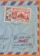 Lettre De SAINT-PIERRE-et-MIQUELON   En POSTE AERIENNE Le 10 8 1954 Avec 15F X 3 Y.T.22  Pour Un Tabac à 35 SAINT-MALO - Covers & Documents