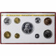 Monaco, Rainier III, Coffret 10 C. à 50 Frs., 1976, MDP, FDC, FDC - 1960-2001 New Francs