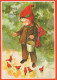 Happy New Year Christmas CHILDREN Vintage Postcard CPSM #PAY249.A - Año Nuevo
