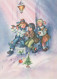 Bonne Année Noël ENFANTS Vintage Carte Postale CPSM #PAY027.A - Nieuwjaar