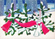 Feliz Año Navidad CONEJO Vintage Tarjeta Postal CPSM #PAV103.A - Nouvel An