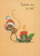 Feliz Año Navidad RATÓN Vintage Tarjeta Postal CPSM #PAU927.A - Año Nuevo