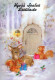 Buon Anno Natale CERVO Vintage Cartolina CPSM #PAU758.A - New Year