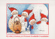 Neujahr Weihnachten TEDDYBÄR Vintage Ansichtskarte Postkarte CPSM #PAU675.A - Neujahr