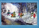 Feliz Año Navidad MUÑECO DE NIEVE Vintage Tarjeta Postal CPSM #PAU117.A - Nouvel An
