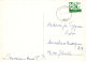 Bonne Année Noël CLOCHE Vintage Carte Postale CPSM #PAT833.A - Nouvel An
