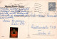 Feliz Año Navidad RELOJ DE MESA HERRADURA Vintage Tarjeta Postal CPSM #PAT736.A - Año Nuevo