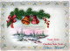 Feliz Año Navidad CAMPANA Vintage Tarjeta Postal CPSM #PAT441.A - Nieuwjaar