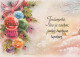 Feliz Año Navidad Vintage Tarjeta Postal CPSM #PAT381.A - Anno Nuovo