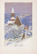 Feliz Año Navidad Vintage Tarjeta Postal CPSM #PBM835.A - Anno Nuovo