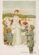 Neujahr Weihnachten KINDER Vintage Ansichtskarte Postkarte CPSM #PBM293.A - Año Nuevo