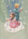 Happy New Year Christmas Children Vintage Postcard CPSM #PBM344.A - Año Nuevo