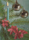 Feliz Año Navidad VELA Vintage Tarjeta Postal CPSM #PBA157.A - New Year