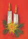 Feliz Año Navidad VELA Vintage Tarjeta Postal CPSM #PAZ606.A - Nieuwjaar