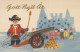 Buon Anno Natale Vintage Cartolina CPSMPF #PKD812.A - New Year