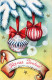 Buon Anno Natale Vintage Cartolina CPSMPF #PKD487.A - Año Nuevo