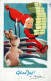 Neujahr Weihnachten KINDER Vintage Ansichtskarte Postkarte CPSMPF #PKD429.A - New Year