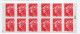 - FRANCE Carnet 12 Timbres Prioritaires Marianne De Beaujard - La Boutique Web Du Timbre - VALEUR FACIALE 17,16 € - - Modern : 1959-…