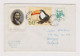 Poland Polen Pologne 1970s Cover With Colour Topic Stamps Bird-Toco Toucan, Flowers, Painting, Sent To Bulgaria (69547) - Storia Postale