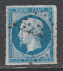 PERCE En LIGNE Sur N°14A TBE/LUXE - 1853-1860 Napoleon III