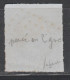 PERCE En LIGNE Sur N°14A TBE/LUXE - 1853-1860 Napoleon III