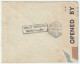 ESPAGNE / ESPANA 1943 Sobre Por Avion BARCELONA A Los EE.UU. Censurado En BERMUDAS (código IC) Ed.925/927/930x2/932/933 - Brieven En Documenten