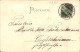 Gaufré CPA Glückwunsch Neujahr 1901, Glücksklee - New Year