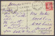 France 1927 Used Postcard To England, Dieppe, The Beach & Casino, Sea, Picture Post Card - Briefe U. Dokumente