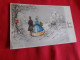 BELLE ILLUSTRATION ....."BONNE ANNEE"..COUPLE DANS PAYSAGE D'HIVER... - Anno Nuovo