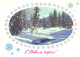 NEW YEAR, CELEBRATION, FOREST, MOUNTAIN, RUSSIA, POSTCARD - Nouvel An