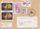 France Registered Cover With Green Douane C1 Label Sent To Austria 9-10-1980 - Storia Postale