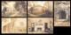 DEERFIELD (MA) Old Houses - Set Of 5 Real Photo Postcard, Circa 1923 - Other & Unclassified