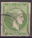 GREECE White Spot On Top On 1880-86 LHH Athens Issue On Cream Paper 5 L Green Vl. 69 - Oblitérés