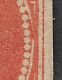 GREECE Plateflaw CF 3 On 1875-80 Large Hermes Head On Cream Paper 10 L Orange Vl. 64 / H 50 B - Gebraucht