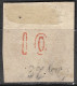 GREECE Plateflaw CF 3 On 1875-80 Large Hermes Head On Cream Paper 10 L Orange Vl. 64 / H 50 B - Usados