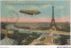 AMUP8-0648-75 - PARIS - Le Dirigeable Militaire Republique Descendant Le Cours De La Seine  - The River Seine And Its Banks