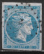 Plateflaw 20 F 3 On GREECE 1862-67 Large Hermes Head Consecutive Athens Prints 20 L Chalky Blue Vl. 32 E / H 19 H Pos132 - Oblitérés