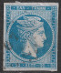 Plateflaw 20F9 In GREECE 1867-69 Large Hermes Head Cleaned Plates Issue 20 L Sky Blue Vl. 39 / H 27 A  Nb (0 Inverted) - Oblitérés