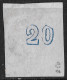 GREECE  Plateflaw 20F14 In1867-69 Large Hermes Head Cleaned Plates 20 L Sky Blue To Blue (shades) Vl. 39 A / H 27 A - Gebruikt